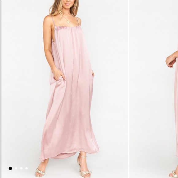 Show Me Your Mumu Regan Maxi Dress in Petal Pink - Picture 2 of 9